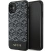 Guess GUHMN61HGCFSEK iPhone 11 / Xr 6.1czarny/black hardcase GCube Stripes MagSafe